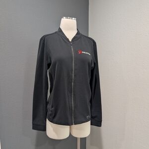 OGIO x Peloton Full-Zip Performance Bomber Track Jacket - Black - Size Medium